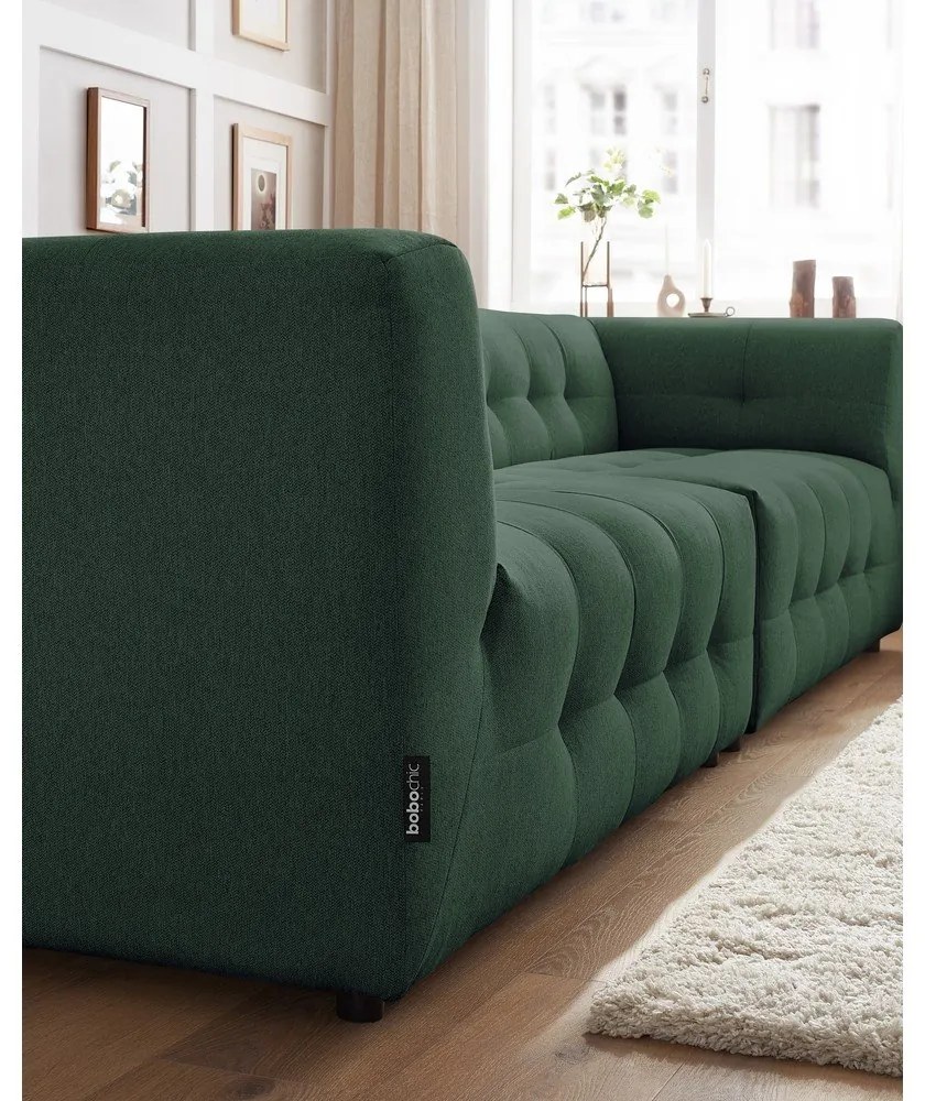 Sötétzöld kanapé 324 cm Kleber - Bobochic Paris
