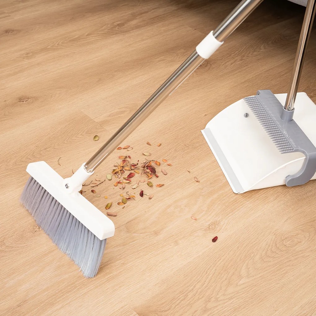 4Home Lusta seprű és lapát szett nyéllel