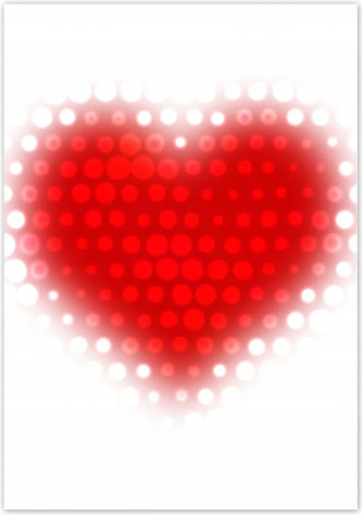 Poszterek 70x100 Piros szív