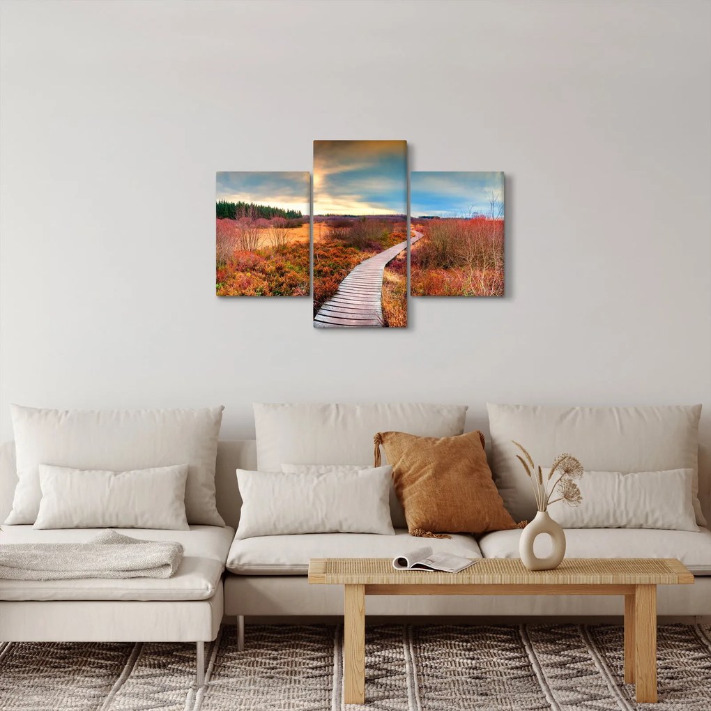 Kép - Őszi út (90x60 cm)