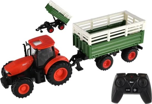 Zetor traktor pótkocsival 2xAA + távirányítóval