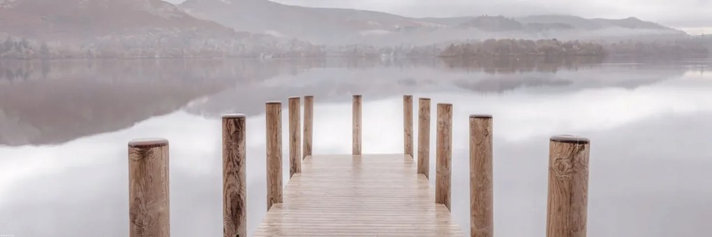 Poszter 91,5x30,5cm Móló Derwentwater 2, Assaf Frank