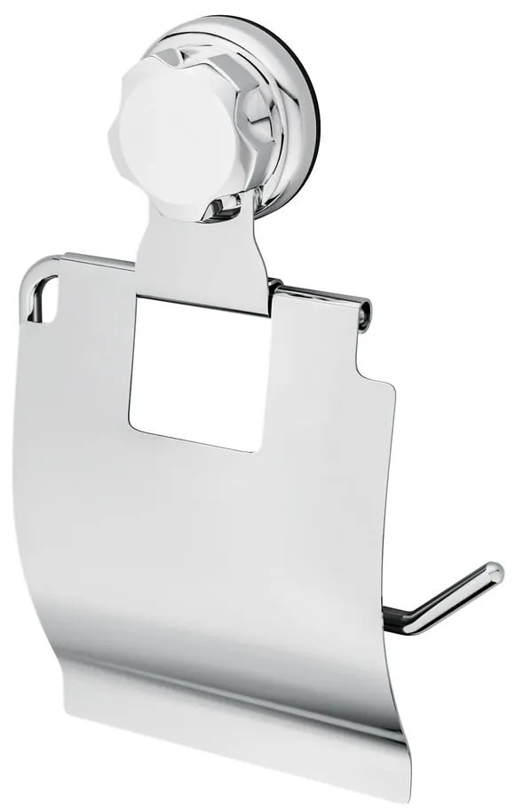 Ezüstszínű öntapadós fém WC-papír tartó Bestlock Bath – Compactor
