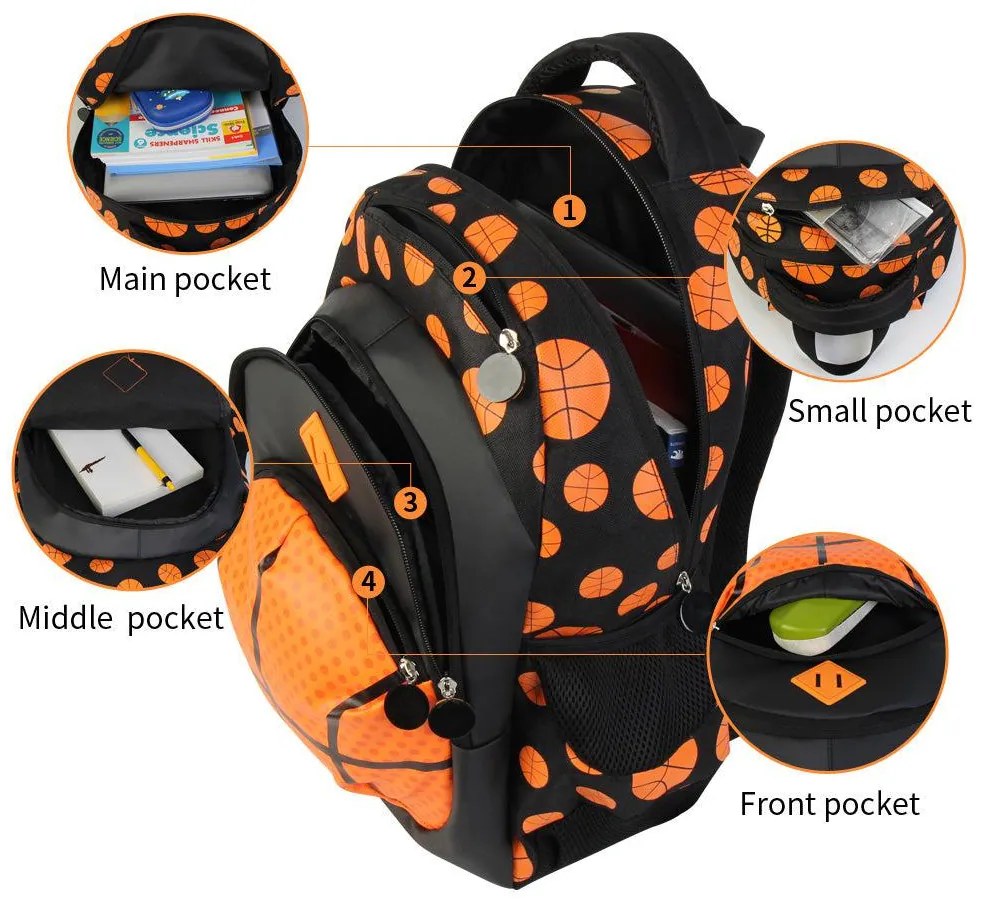 Bontour PLAY Gyerek hátizsák, kosárlabda mintával