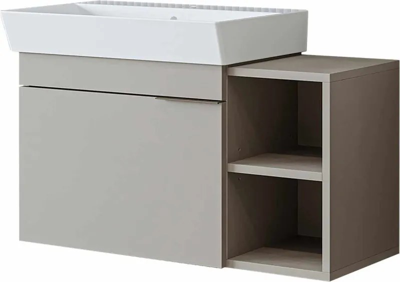 Likya mosdószekrény, homokkő, 82 cm