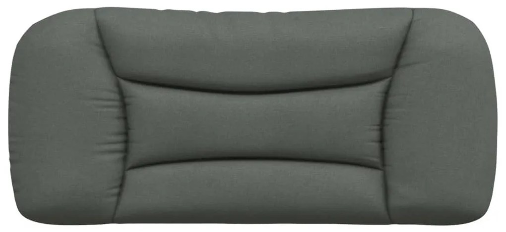 sötétszürke szövet fejtámla párna Hvar 90 cm