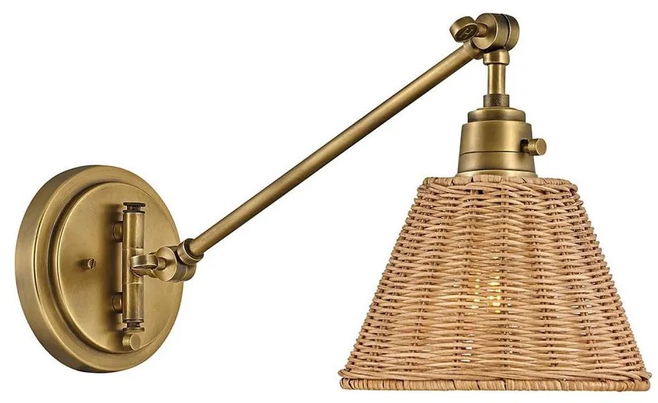 Hinkley HK-ARTI-1W-HB-NR-fali spotlámpa ARTI 1xE27/60W/230V arany/barna