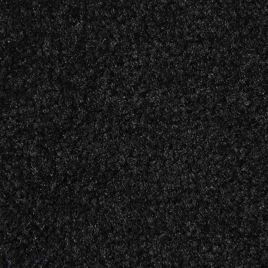lábtörlő fekete 60x180 cm