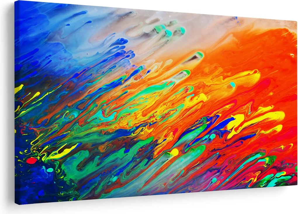 Kép - Színes absztrakció (90x60 cm)