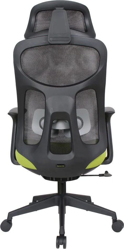 Irodai szék, zöld/fekete, teherbírás 150 kg, SULIVAN