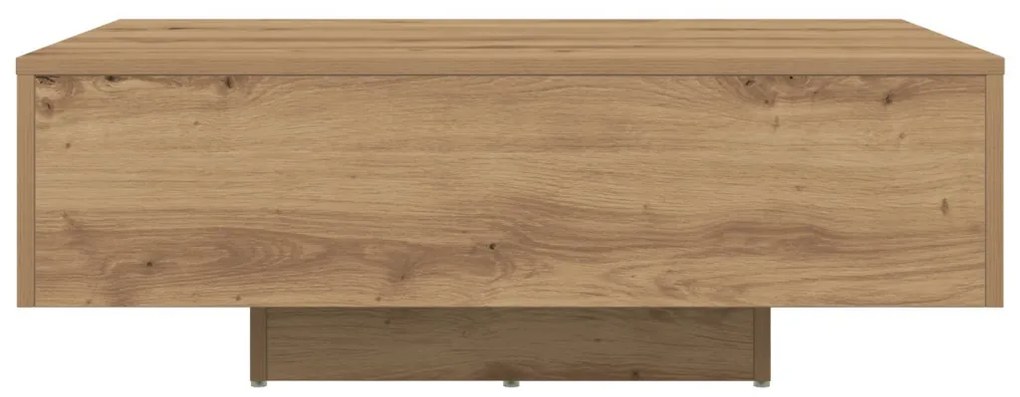 LED világítással ellátott dohányzóasztal, Artisan tölgy 85x55x31 cm