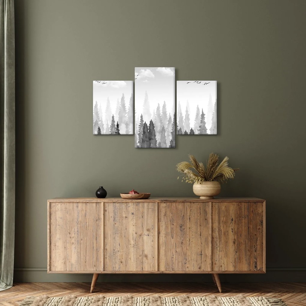 Kép - Erdei csúcsok (90x60 cm)