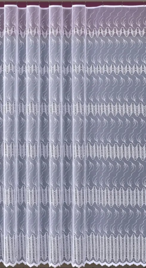 Mg Függöny 603/73 Fehér 250x170cm készre szerelve K szalaggal