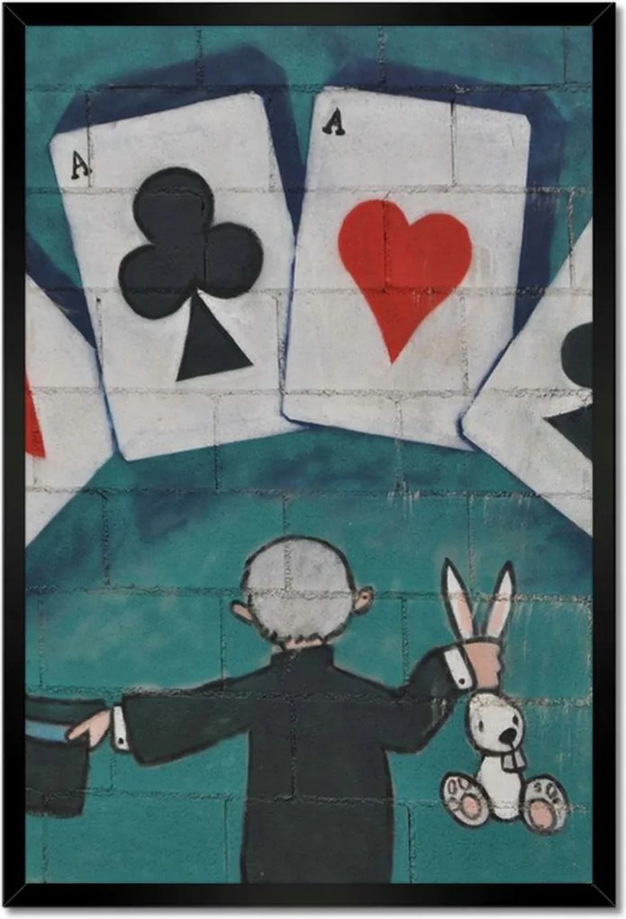 Poszterek keretben 40x60 Graffiti Utcaművészet