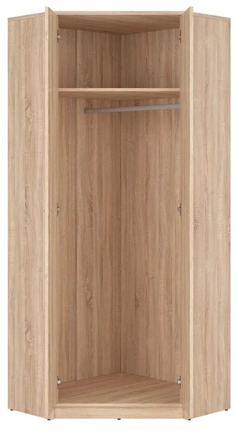 Sarok ruhásszekrény Nepo Plus 37 (szonoma tölgy) . 1098447