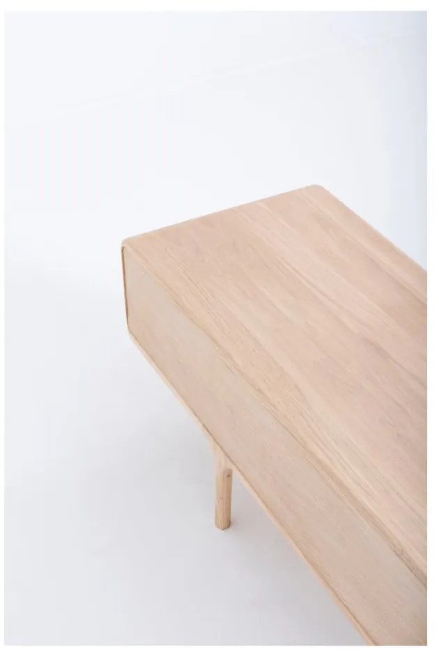 Fawn tömör tölgyfa TV állvány 3 fiókkal - Gazzda