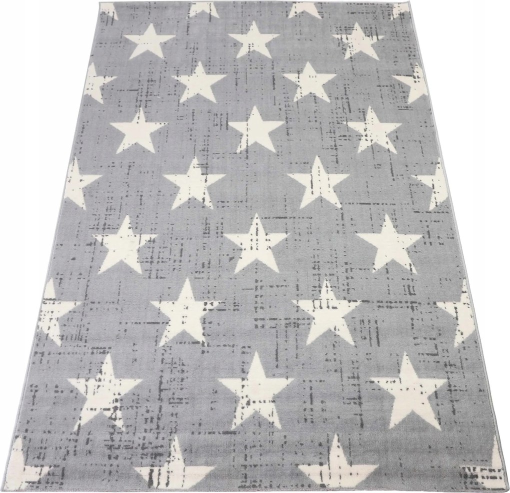 Szürke Szőnyeg Csillagokkal Fantastik 160x225cm