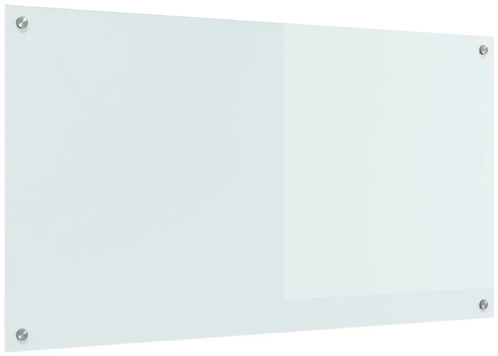 Konyhai Fali Csempe Fehér 110x60x0,6 cm Edzett Üveg