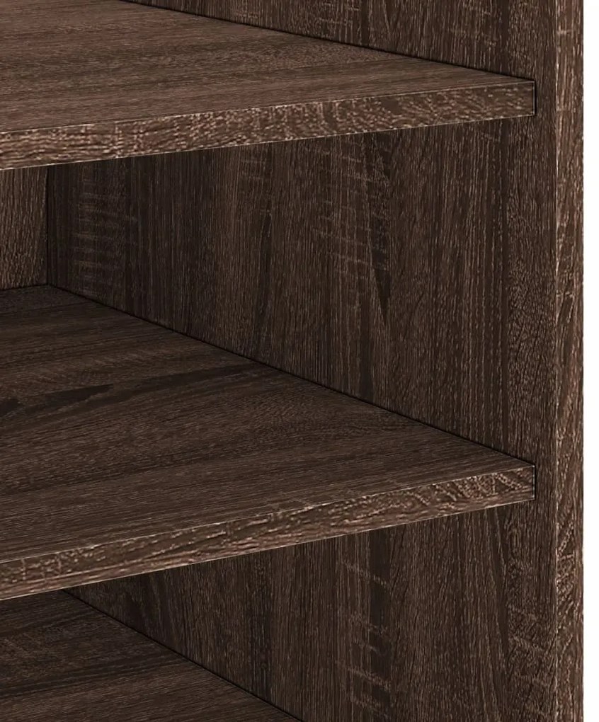 vidaXL barna tölgy színű szerelt fa éjjeliszekrény 45 x 50 x 50 cm