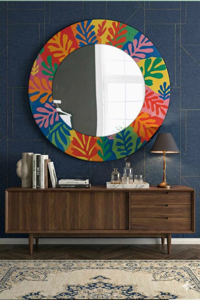 Üveg tükör, Ø58 cm – Artmdfmrr3
