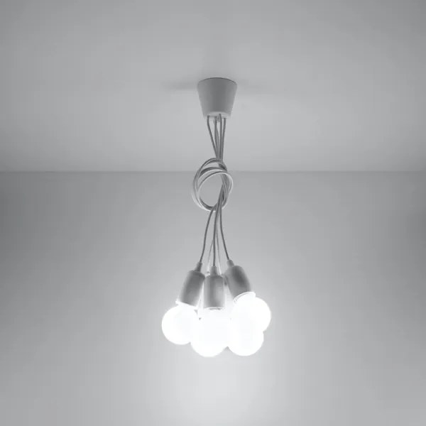 Csillár zsinóron DIEGO 5xE27/60W/230V