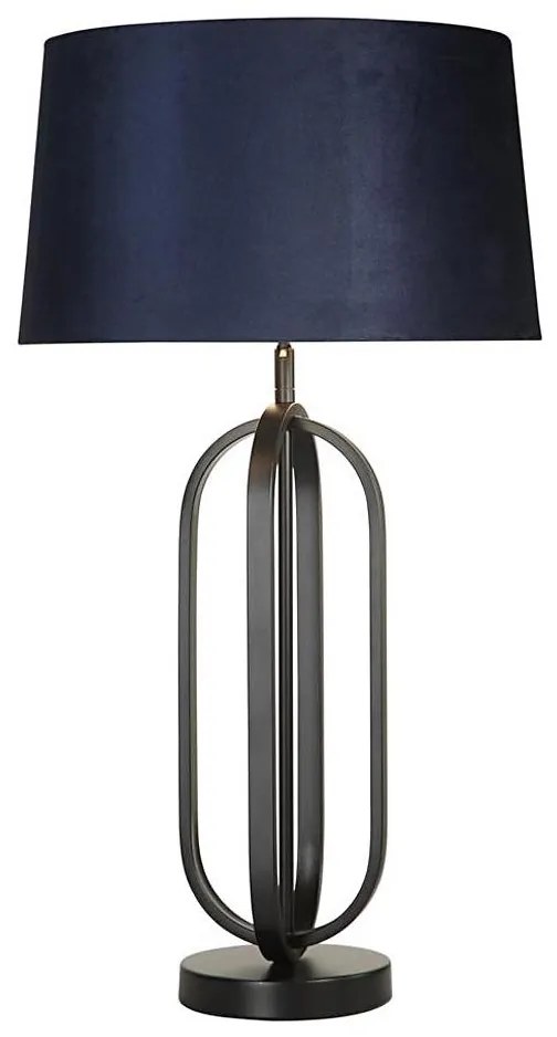 Searchlight EU91101AZ - Asztali lámpa CHIC 1xE27/60W/230V kék