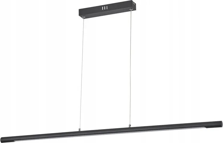 LED-es gerenda Branson Klasszikus fekete étkezőasztal vagy konyhasziget fölé