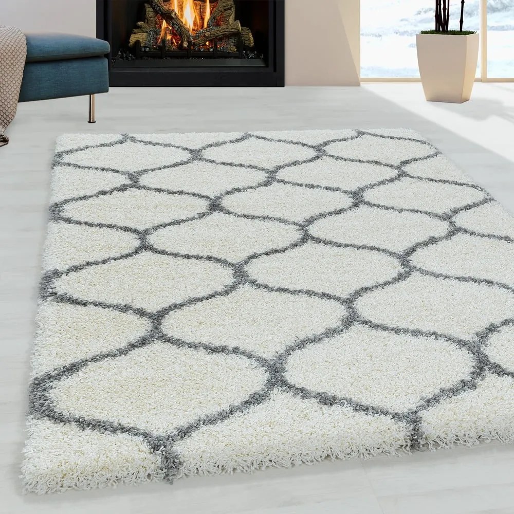 Krémszínű szőnyeg 140x200 cm Salsa – Ayyildiz Carpets
