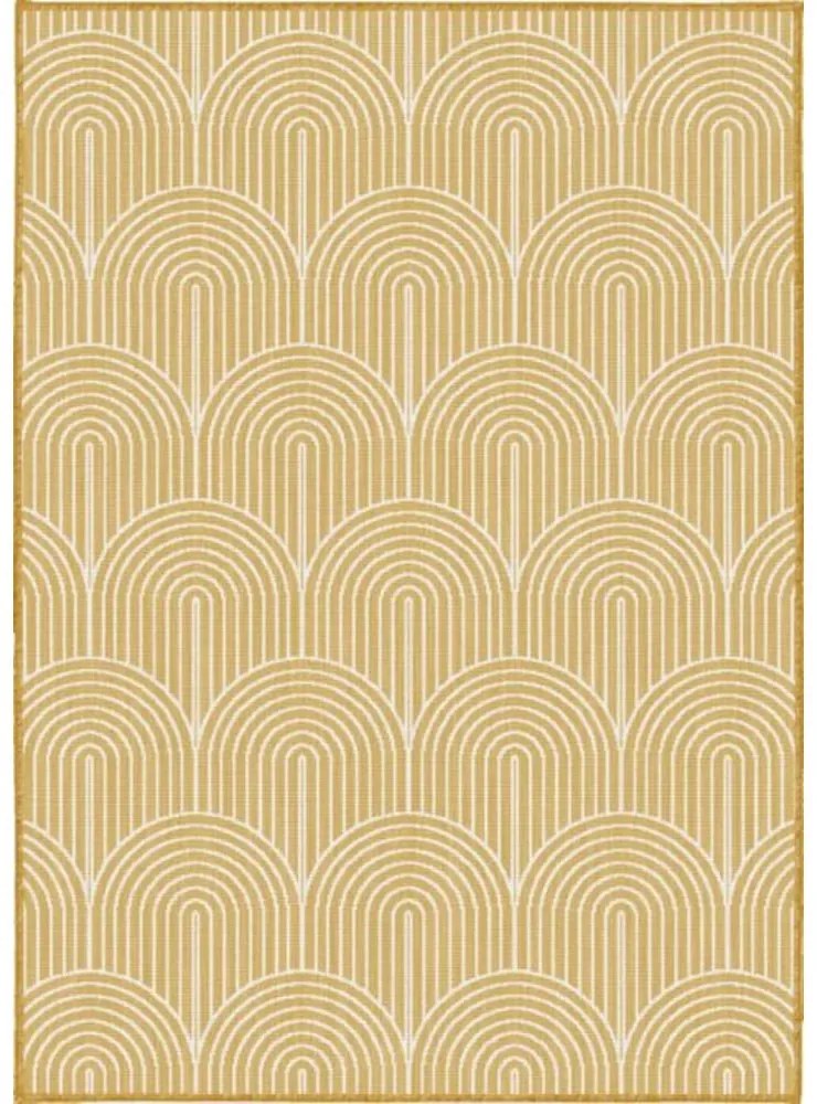 Okkersárga kültéri szőnyeg 80x150 cm Pangli Ochre – Hanse Home