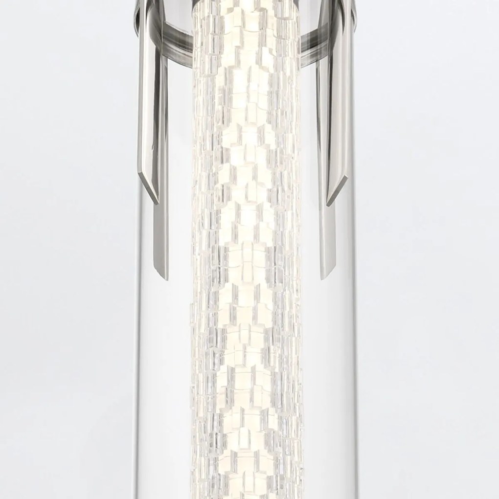 Quintiesse modern függeszték espada csiszolt króm átlátszó elsqn-espada-1p-pc