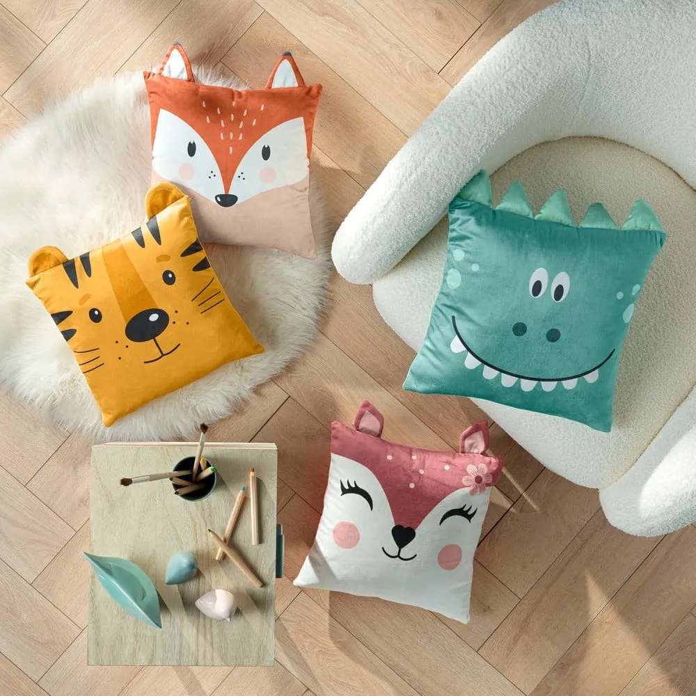 Bársony gyerek párna 40x40 cm Roxy – douceur d'intérieur