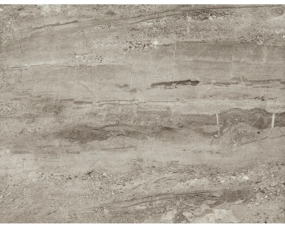 Világosszürke dohányzóasztal márvány dekorral 75x100 cm Solano – Actona