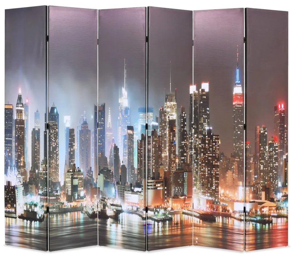 éjszakai New York mintás paraván 228 x 170 cm