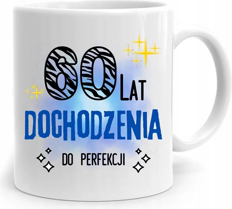 Bögre Tökéletes Ajándék Születésnapra 60 60-es 60-as évek fotónyomtatással