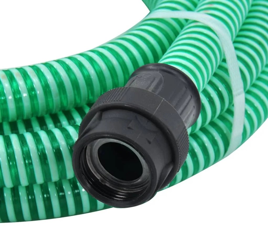 zöld PVC szívótömlő PVC csatlakozókkal 1 10 m&quot;