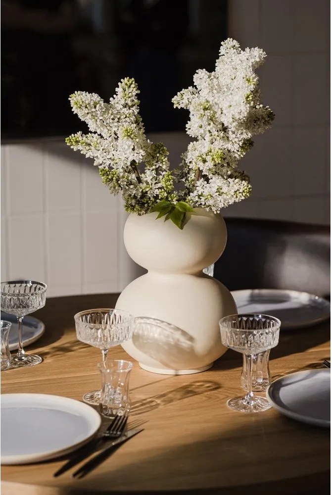 Bézs kerámia váza (magasság 36 cm) Tuga – noo.ma