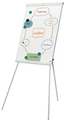 Flipchart tábla, mágneses felület, 70x100 cm, NOBO Premium Plus, fehér (VN5701)