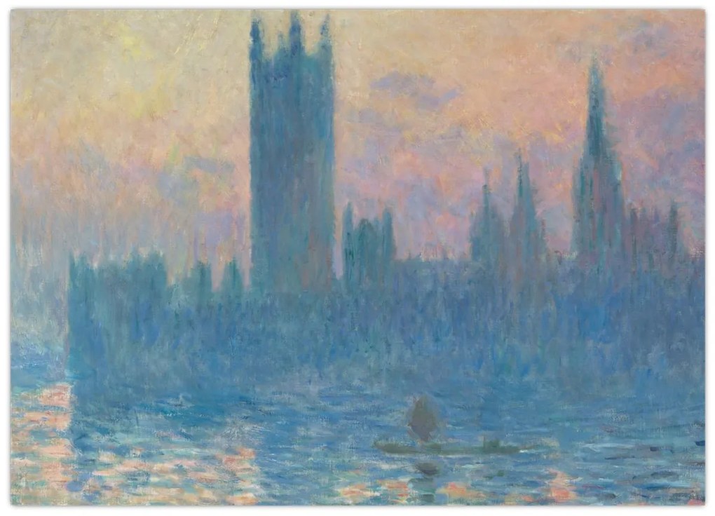 Kép - Claude Monet, The Houses of Parliament, Sunset, reprodukciók (70x50 cm)