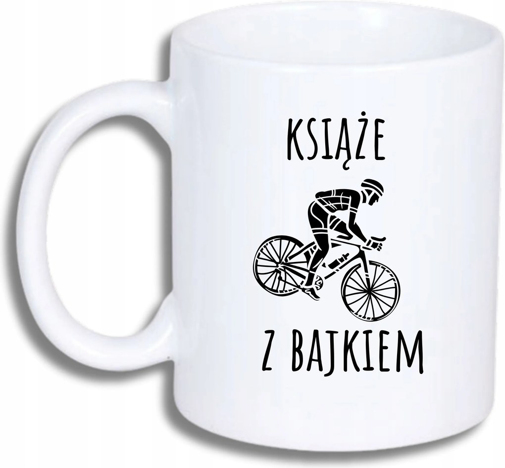 Fehér Bögre Kerékpárosnak Ajándék Vicces Mesebeli Herceg