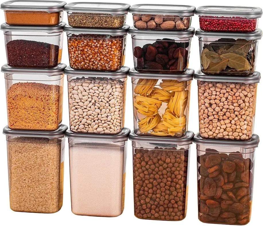 Élelmiszertartó doboz szett 16 db-os Fresco – Hermia