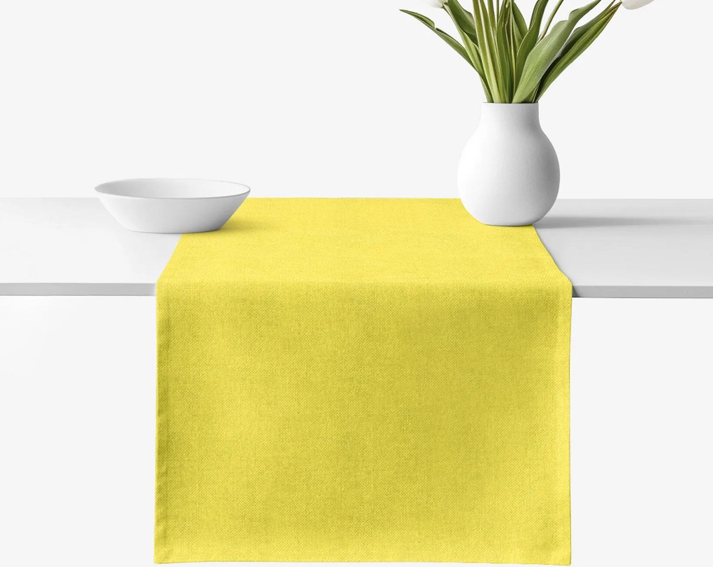 Goldea malaga asztali futó - lime színű 20x140 cm