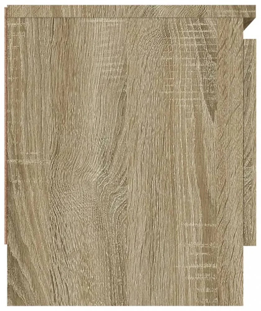 sonoma tölgy színű TV-szekrény ajtóval 102 x 30 x 36 cm