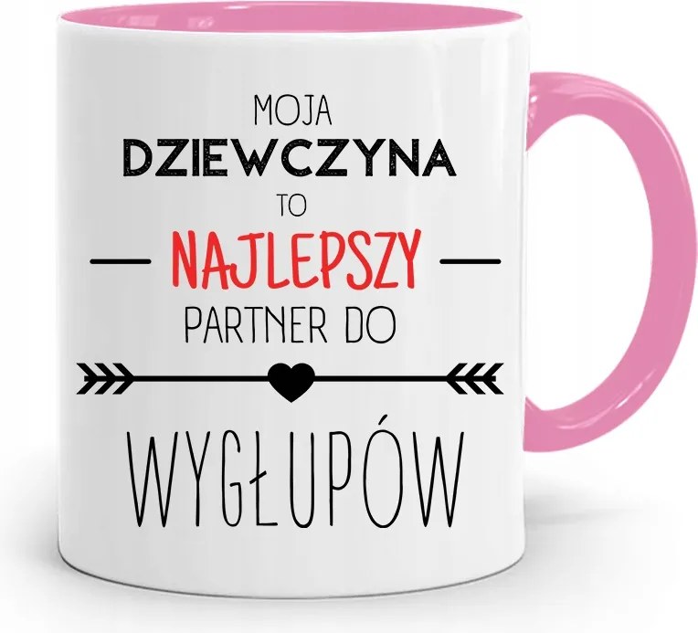 Rózsaszín Bögre Lányoknak A Legjobb Partner A fényképes nyomtatáshoz