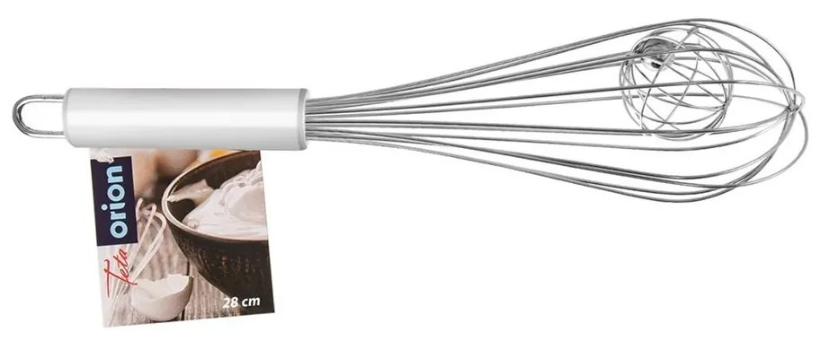 Orion rozsdamentes acél habverő + golyók, 28 cm