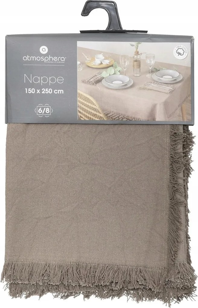 Abrosz Pamut Rojtokkal Világosszürke Nagy 150 X 250 CM Beltéri