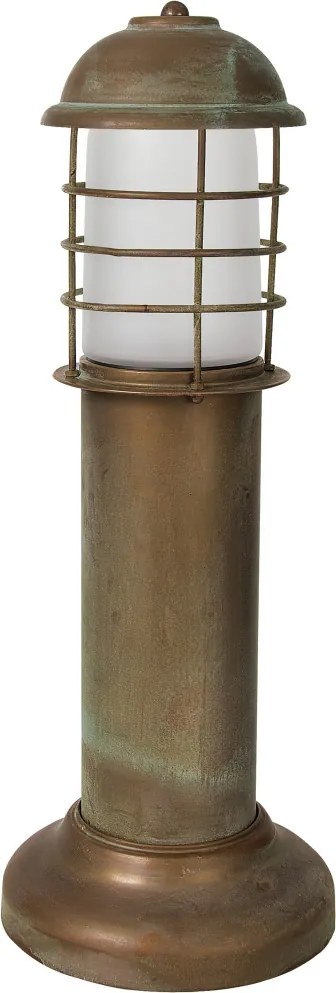 NOVOLUX 667B-G05X1A-33 ISEO Modern Kültéri Állólámpa Antik Sárgaréz, Fehér E27 IP44