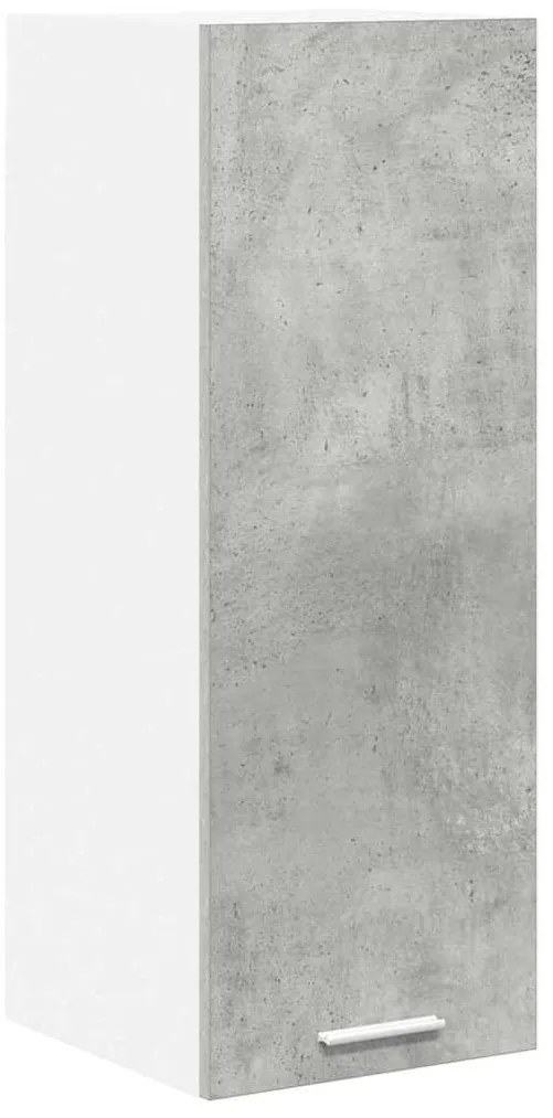 Függő szekrény Riga Beton szürke és fehér 30 x 31 x 80 cm