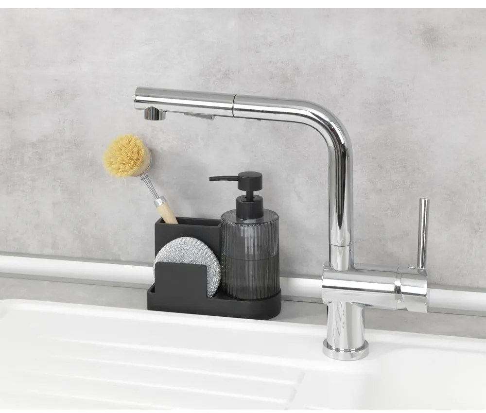 Fekete poligyanta mosogatóeszköz tartó – Wenko