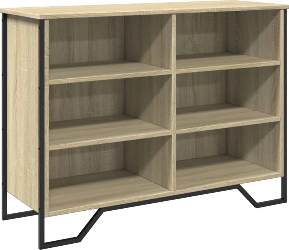 vidaXL sonoma tölgy színű szerelt fa tálalóasztal 101 x 35,5 x 74,5 cm