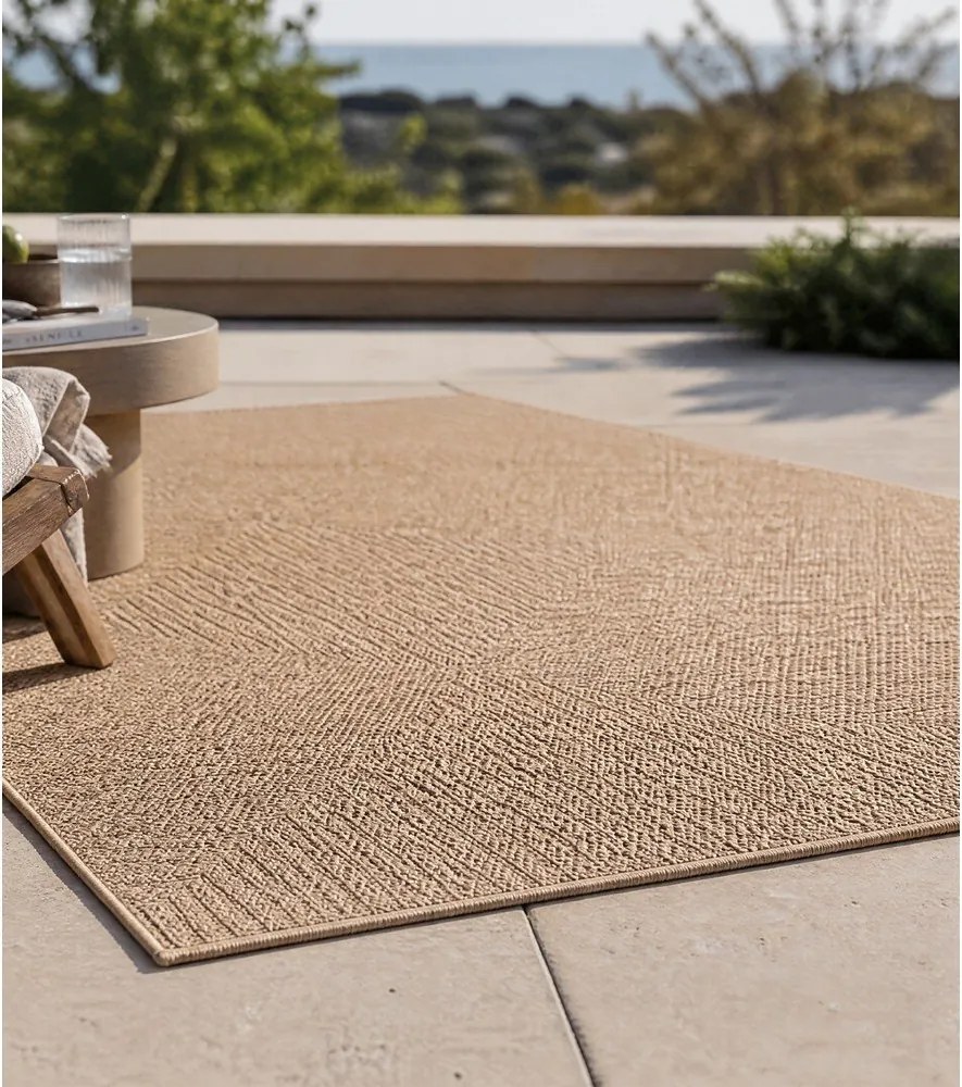 Barna kültéri-beltéri szőnyeg 80x150 cm Timber 1404 – Ayyildiz Carpets